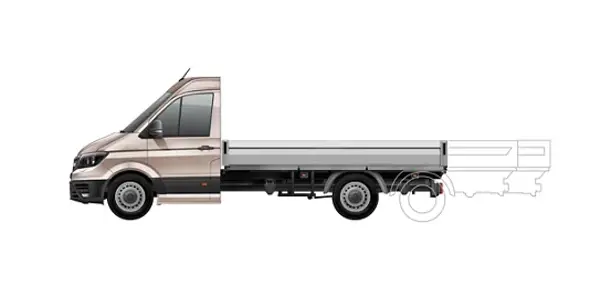 Jednoduchá kabina MAN TGE